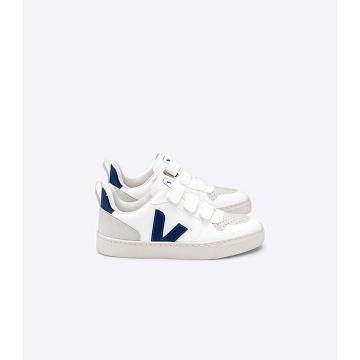 Veja V-10 CWL Schoenen Kinderen White/Navy | BE 774LIS